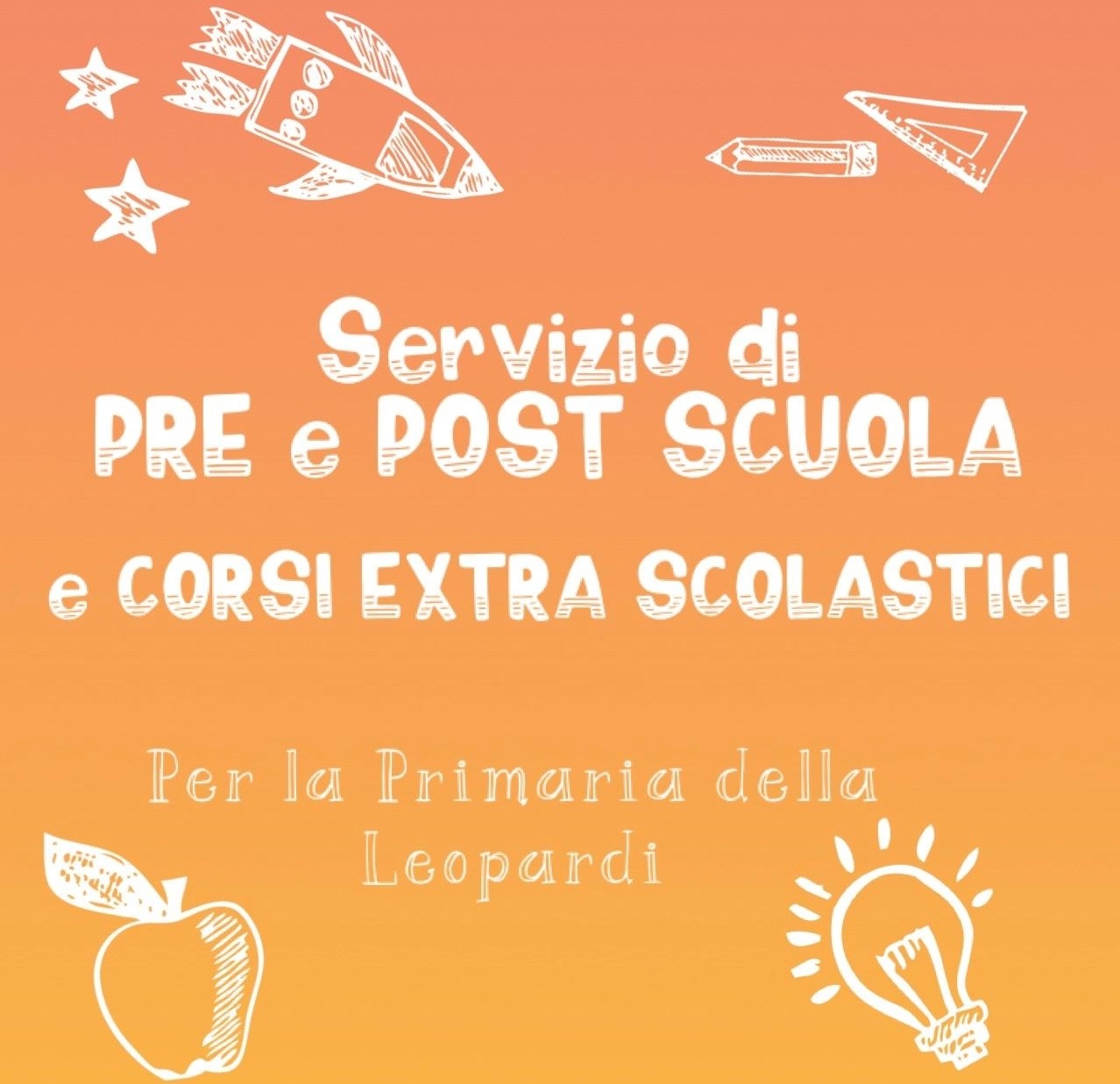 SERVIZIO DI PRE-SCUOLA e POST-SCUOLA e CORSI EXTRA SCOLASTICI